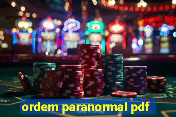 ordem paranormal pdf